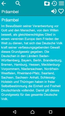 Das Grundgesetz für die Deutschland android App screenshot 3